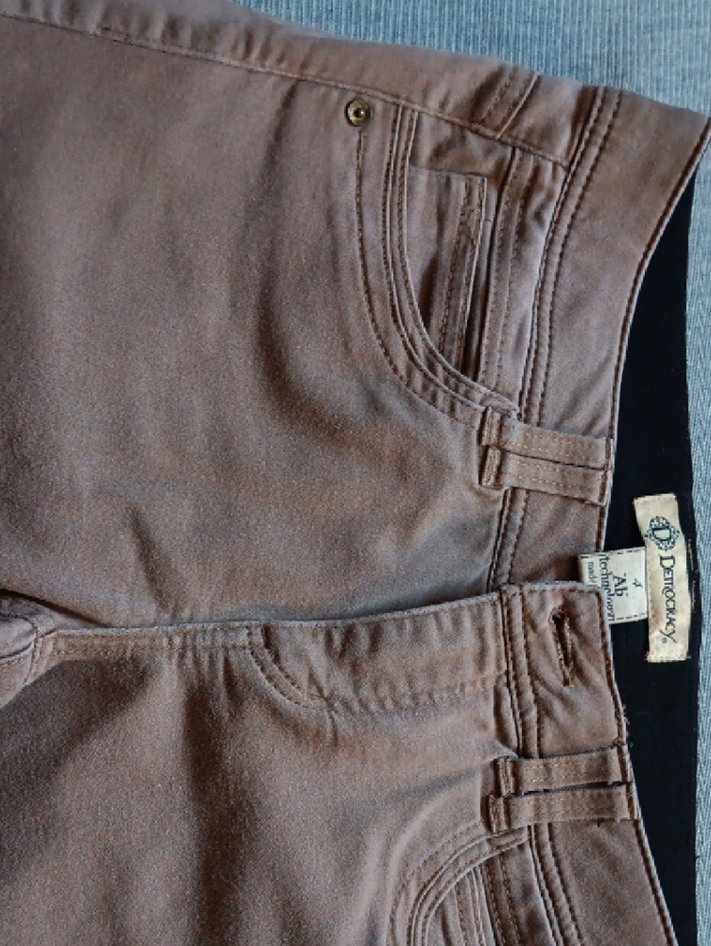 Democracy White Skinny Jeans for Women - Picture 6 of 7